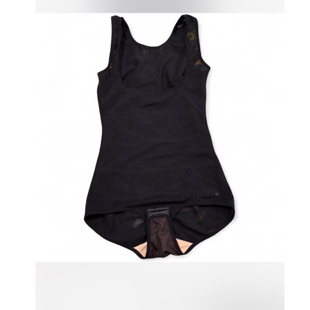 Black Shapewear Bodysuit Tank Top Sleeveless Smoothing Shaping Undershirt‎